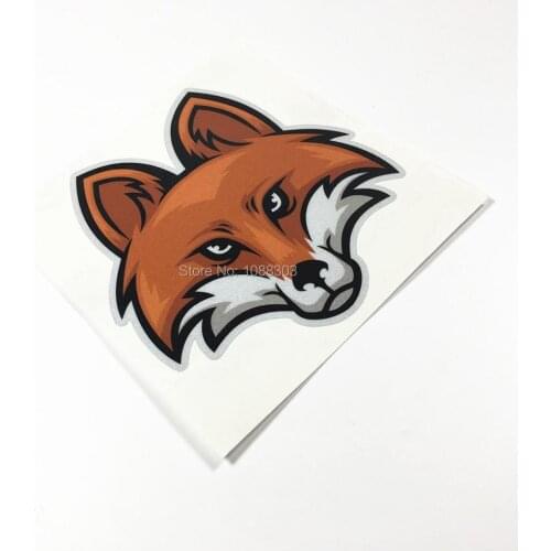 4 sizes Car Motorcycle Sticker Decals Cool FOX Car Window Auto Tail Sticker Car Styling 3M