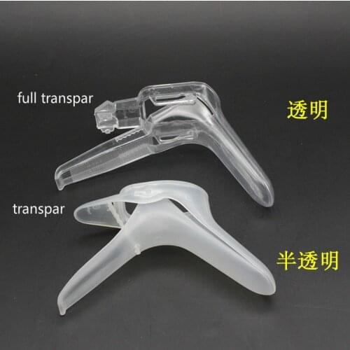 5pcs Disposable Vaginal dilator full transpar Plastic duckbill diffuser Gynecological private examination expander Voyeurist