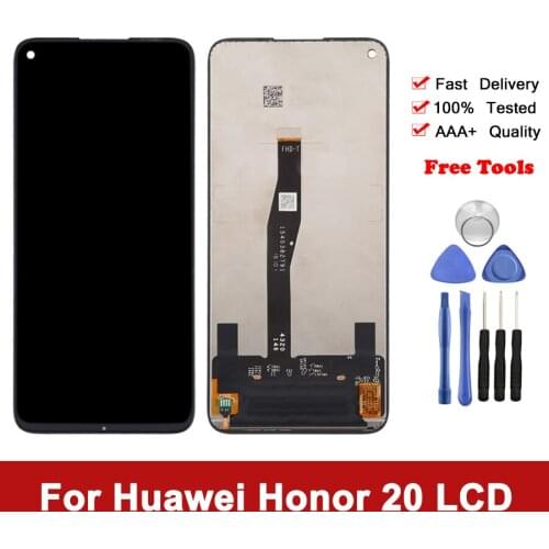 6.26'' Original Display For Huawei Honor 20 LCD Touch Screen Digitizer Assembly With Frame LCD For Honor 20 YAL-L21 YAL-TL00