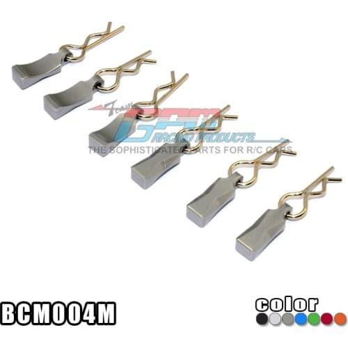 1/10 to 1/8 Aluminum Alloy for Easy Disassembly and Assembly Car Shell Clip (Right Angle) Bcm004m