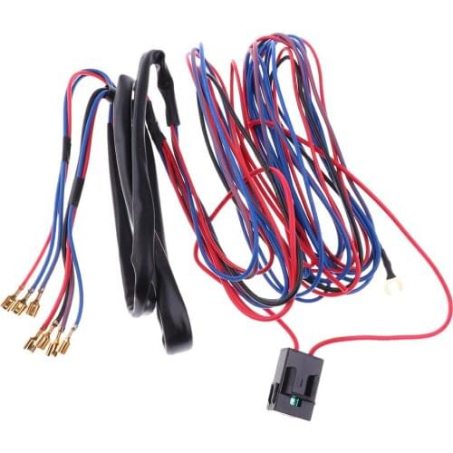 12V Car Power Window Switch Wire Harness Universal Electric Switches Kit, 70*55*35mm