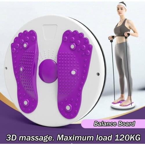 Balance Board Wide Fitness Equipment Exercise Foot Massage Waist Twisting Disc Home Workouts Training Gym Yoga Equipment 64-0013