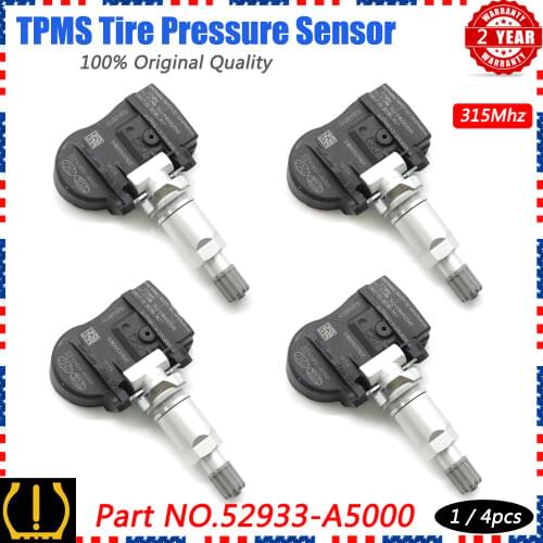 Xuan TPMS 52933-A5000 Tire Pressure Monitor Sensor for Hyundai Accent Equus Santa Fe Genesis Coupe Kia Optima Sorento Cadenza