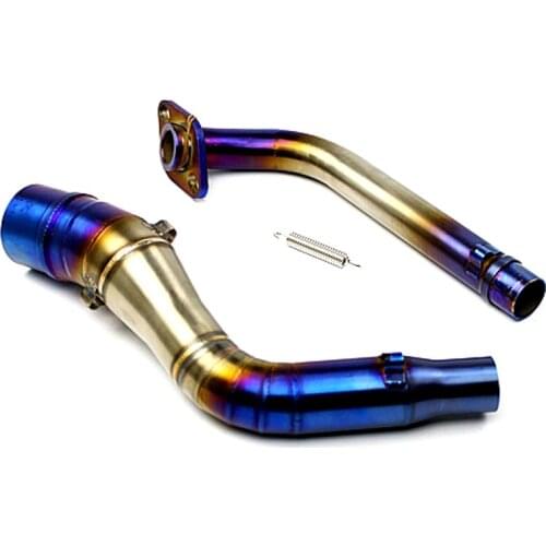 For Yamaha NMAX155 NVX155 Motorcycle Modified Exhaust Connect Pipe Stainless Steel Exhaust Pipe Front Link Pipe Tube Escape Kits