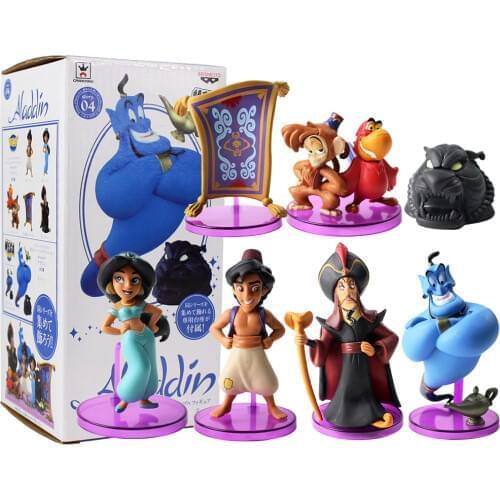 Princes sjasmine figure toy Evil Monkey Tiger Aladdin and His Lamp PVC Action Figure Model Toy Dolls