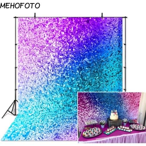 MEHOFOTO Backdrop for Colorful Photography Makeup Photobooth Studio Video Props (Not Glitter) Party Banner Decoration Background