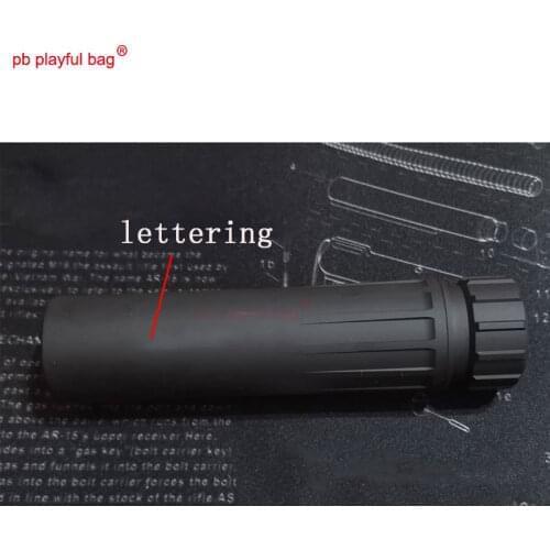 Playful bag Outdoor sport DD silencer 14mm reverse teeth Jinmin 556 416 M4 gel ball gun decorative accessory CS toys MA29S