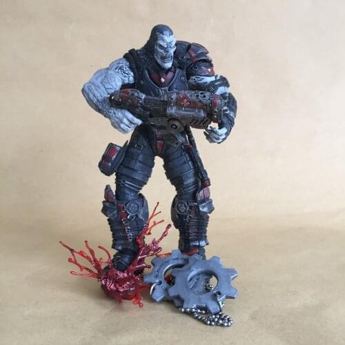 NECA Classic Game Gears Headshot Locust Drone Action Figure Toys Player Collection