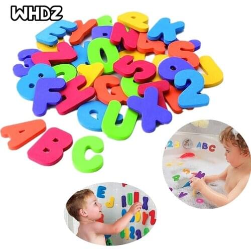 Bathroom Toy Letters & Numbers Bathroom Alphabet Baby Toys for Early Learning Foam Letters for Baby Boys and Girls