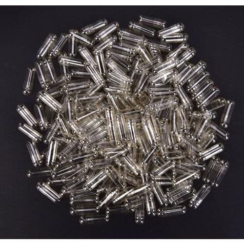 1000Pcs Clear Capsules Separated Box Transparent Empty Gelatin Capsules Pill Vcaps Clear Halal Separated Box