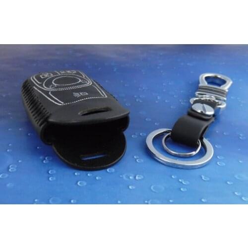 Leather for ENVISION Key Fob Keyless Entry Remote Transmitter case cover W