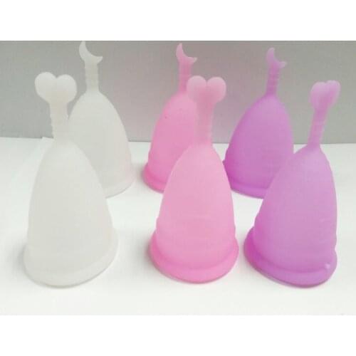 Menstrual Cup Women Girls Menstrual Reusable Lady Cup Copa Monly Menstrual Than Pads Hygiene Medical100% Silicone Cup Female