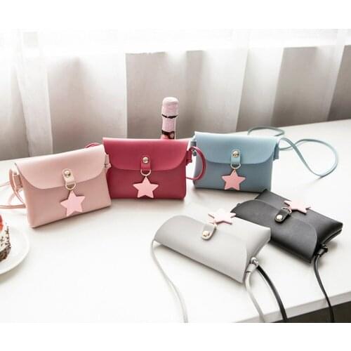 Fashion Kids Shoulder Bag Girl Bag PU Leather Handbag Small Bag Body Cross Bag Shoulder Bag Hot Sale 5 Colors