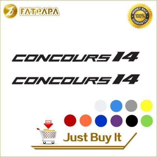 Motorcycle bike Fuel tank Wheels Fairing notebook Luggage helmet MOTO Sticker decals Fit For Kawasaki Concours 14