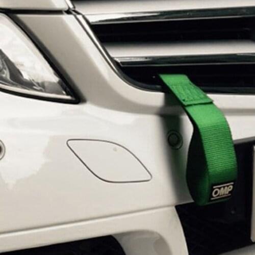 Nylon Tow Strap High-Strength Universal Car Racing Tow Ropes Auto Trailer Ropes Bumper Trailer Towing Strap With Nut