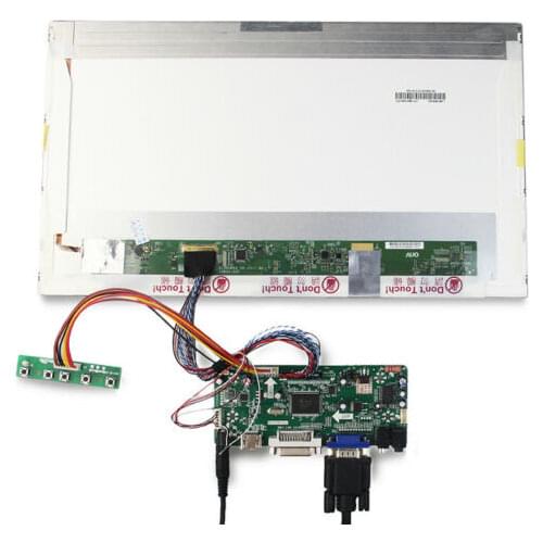 Original HDMI+DVI+VGA LCD Controller Driver Board Monitor Kit for M101NWT2 R2 Free shipping