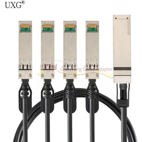 QSFP+ 40G to 4 SFP+ Passive Direct Attach Copper DAC Cable for Cisco Huawei H3C TP-LINK ZTE RIGOAL