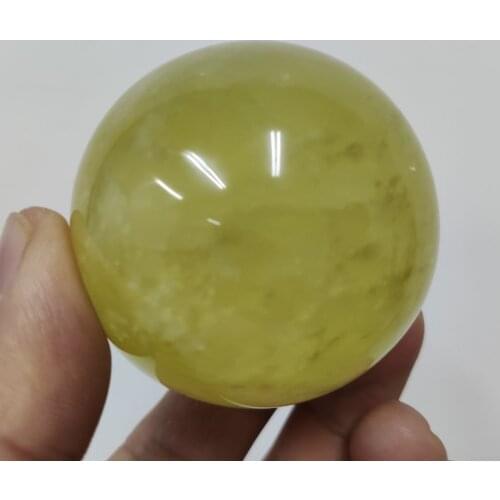 Natural Citrine Sphere Quartz Crystal Ball