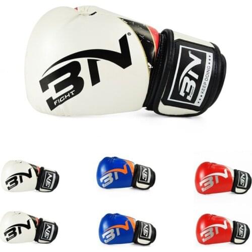 Professional Child Boxing Gloves KidsTraining Fighting Gloves Muay Thai Sparring Punching Kickboxing Breathable PU Flame Gloves