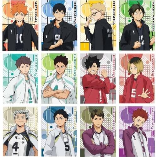 WTQ Retro Poster Haikyuu Poster Volleyball Boy Art Painting Canvas Painting Anime Posters Wall Decor Wall Art Picture Home Decor
