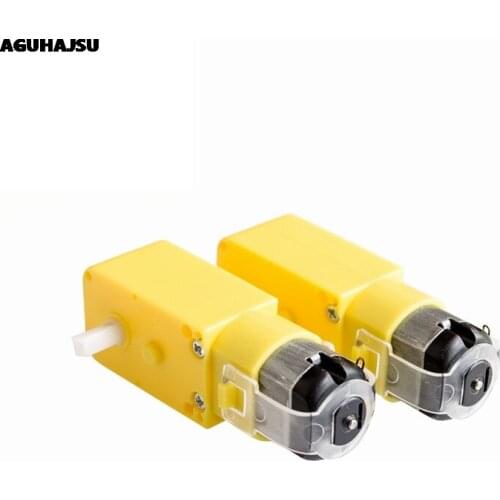 2pcs TT Motor 130motor Smart Car Robot Gear Motor for Arduino DC3V-6V DC Gear Motor Intelligent Car Chassis Four Drive Car Hot