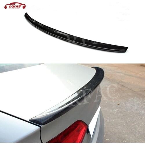 Carbon Fiber / FRP Rear Boot Spoiler Wings for Audi A4 B8.5 Sedan 2013-2016 S4 Style Trunk Trim Sticker Spoiler