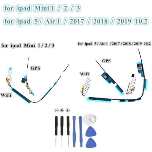 1Pcs WiFi GPS Wireless Signal Antenna Connector Flex Cable for iPad 5 Air 1 9.7 2017 2018 10.2 2019 Mini 1 2 3 Replacement Parts