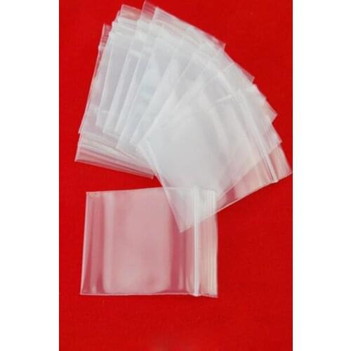 100pcs/lot Self sealing bag 6 * 9 * 0.12mm Transparent bone bag Trumpet food sealed bag Plastic bag Seal pocket