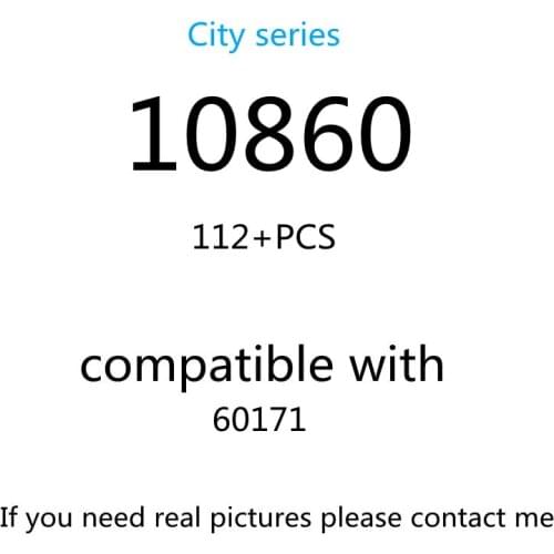 112PCS 10860 Building Block Toy City Series 60171 Assembled Building Block Childrens Toy Gifts