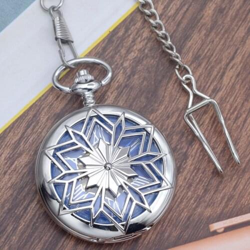 30pcs/lot Antique Silver Mechanical Pocket Watch Skeleton Roman Dial Hand Wind Gift Watches Hot Sale