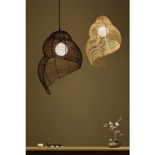 Hot Sale Lighting Bamboo Lamp Handmade Bamboo Chandelier Retro Cafe Bar Lounge For Garden Restaurant Bedroom