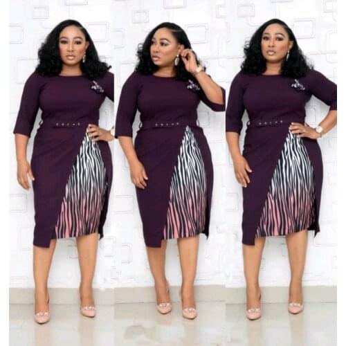 African Dresses for Women 2020 Dashiki Summer Plus Size Dress Ladies Traditional African Clothing 2XL-6XL