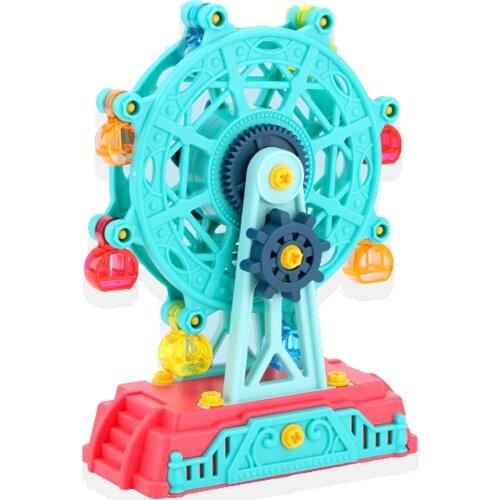 DIY 3D Ferris Wheel Puzzle Game Assembly Toy Building Blocks Ferris Wheel Toys GIft for Children Teens Adult Christmas Gift