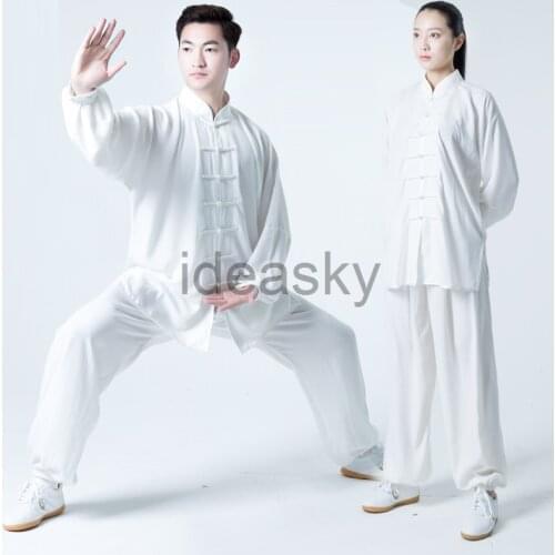 Top quality Women Mens Kung Fu Suit Uniforms Shirt+Pants set Shaolin Kung Fu Clothes chinese traditional wushu hanfu clothes