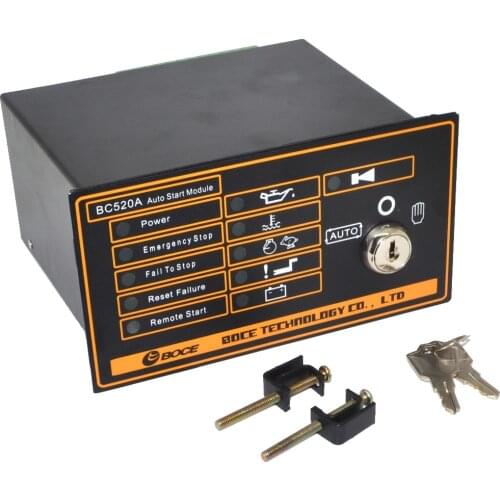 New BC520A Auto Start Generator Controller Board Key Start Generator Contol Module Free Shipping with Track Number 12002857