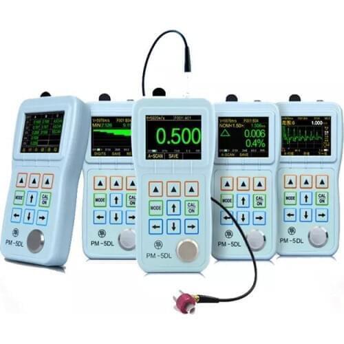 PM-5DL Precision A, B Scanning Through Paint Coating Function Ultrasonic Thickness Gauge High Precision 0.001mm Resolution