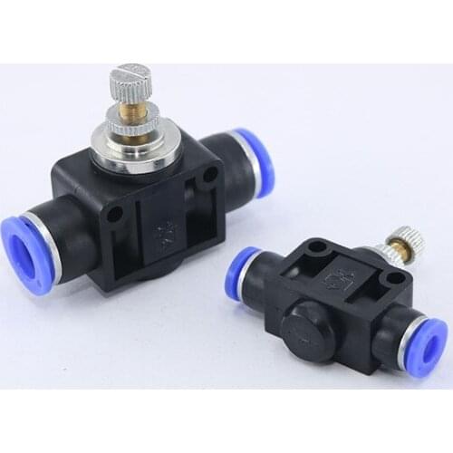 LSA series Pneumatic connector PU air pipe type throttle valve quick connector