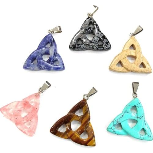 Natural Stone Pendants Crystal Agates Necklace Pendant for Jewelry Making DIY necklace accessories Reiki Healing Jewellery Gift