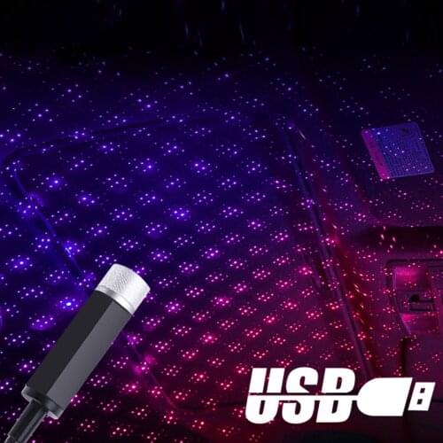 Roof Starry Light Car Atmosphere Light USB Full Sky Starlight Vehicle Interior Decorator General Atmosphere Light