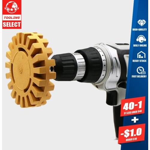 4-inch Pneumatic degluing wheel disc rubber device grinding wheel car tire polishing wheel degluing wheel Tool accessories