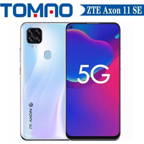 Original ZTE Axon 11 SE Dual SIM NA/NSA 5G LTE Phone 6GB RAM 128GB ROM Full Screen MT6873 Octa core Android 10 48MP Camera OTA