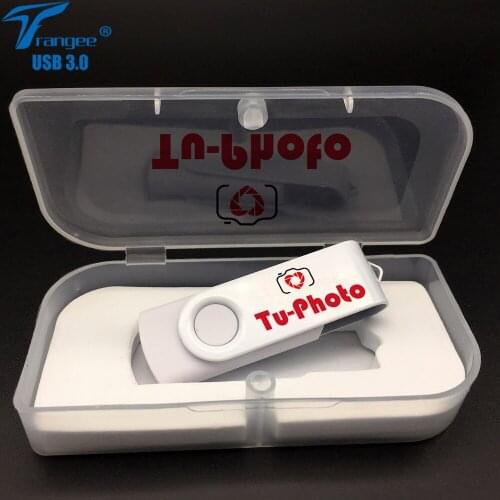 Trangee 50PCS/Lot USB 3.0 USB Flash Drive 8GB 16GB 32GB 64GB USB Stick Pendrive U Disk with Gift Box Free Custom Logo