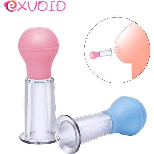 EXVOID Nipple Sucker Breast Enlarger Clitoris Stimulate Sex Toys for Women Vacuum Pump Sexy Breast Massage Clip Sucktion Cup