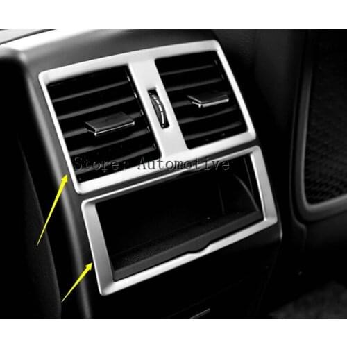 Inner Armrest Box Rear Air Vent Cover For Benz GLE W166 /Coupe C292 2015-2016 2pcs