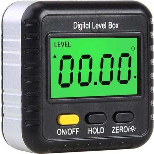 1PC 360 Degree Mini Digital Protractor Angle Gauge Precision Digital Protractor Inclinometer Level Box Angle Measuring Tools