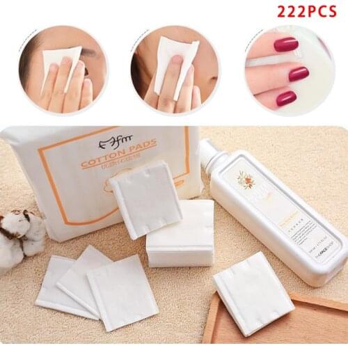 222pcs/bag Soft Cosmetic Cotton Makeup Pad Remover Cotton Pads Cleansing Remover Cotton Pads Facial Skin Care Cosmetics Tools