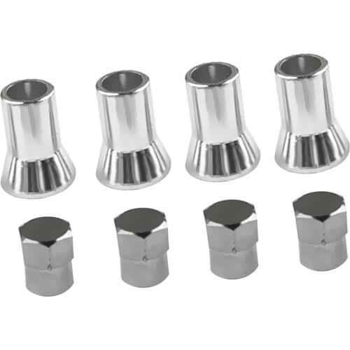 4 Sets American Car Truck TPMS Tire Valve Stem Cap 13.5mm+Sleeve Covers 20mm