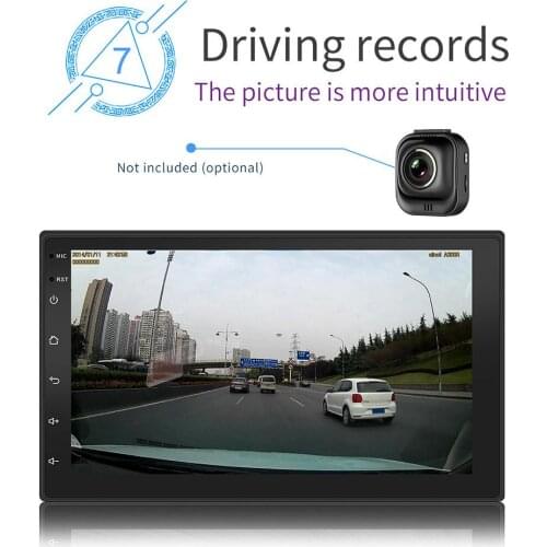 7 Inch 2 DIN Car Radio Android 10.1 Universal GPS Navigation Bluetooth Wifi Car Audio Stereo Wifi FM USB Car Multimedia MP5 play