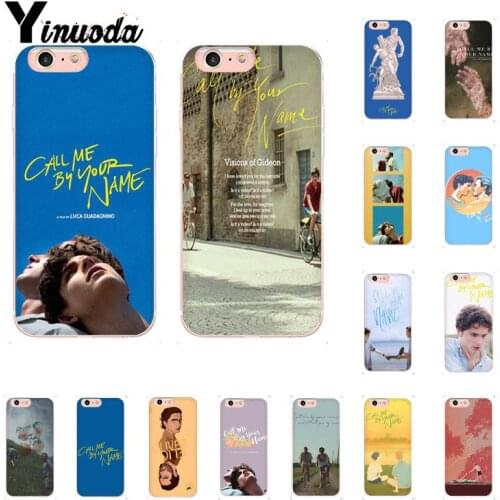 Yinuoda Call Me by Your Name poster Pattern TPU Soft Phone Case for iPhone 8 7 6 6S Plus X XS MAX 5 5S SE XR 10 Cover