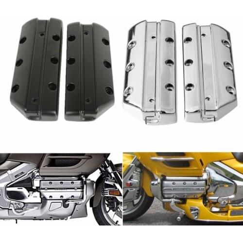 Motorcycle Valve Cover Cylinder For Honda Goldwing 1800 GL1800 2001-2017 Chrome/Black